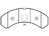剎車(chē)片 Brake Pad Set:8 284 000 106